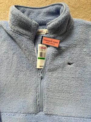 Vineyard Vines Quarter-Zip Pullover Fleece Blue Women’s thumbnail 2