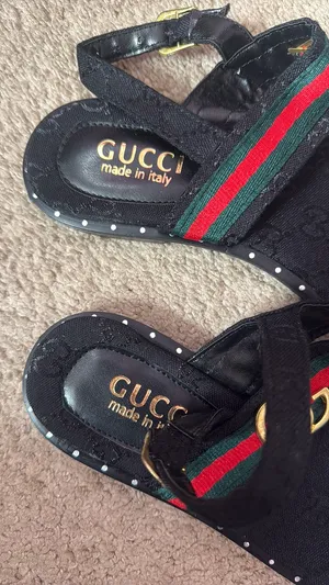 Gucci Sandals DUPE Black Size 7.5 thumbnail 2