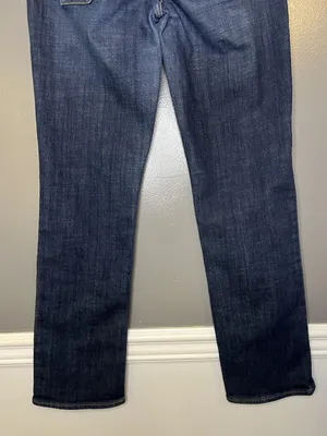 J Crew Matchstick Jeans Womens 29S Dark Wash Mid Rise Straight Stretch Denim thumbnail 6