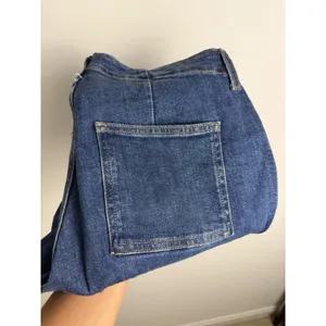 Old Navy OG Loose Tapered High Rise Denim Jeans Size 10 Blue Dark Stretch Pocket thumbnail 7