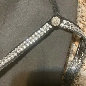 Black Platform Flip Flops Size 10 thumbnail 2
