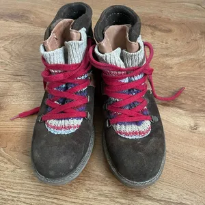 Eric‎ Michael suede upper hiking boots sz 6.5 thumbnail 10