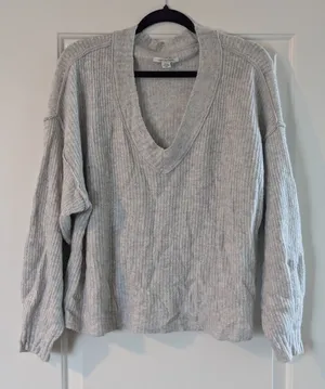 American Eagle Waffle Knit Sweater thumbnail 1