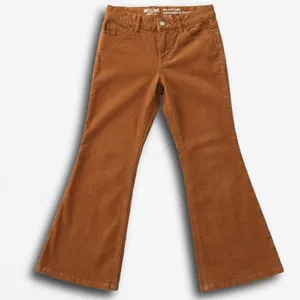 Mossimo Supply Co Womens Mid Rise Flare Corduroy Pants‎ Brown Size 2 RN17730 thumbnail 1