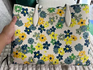 Kate spade medley floral large tote bag thumbnail 1