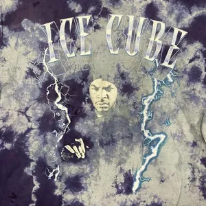 Ice Cube Death Certificate Lightning Rap Tie Dye XL thumbnail 2