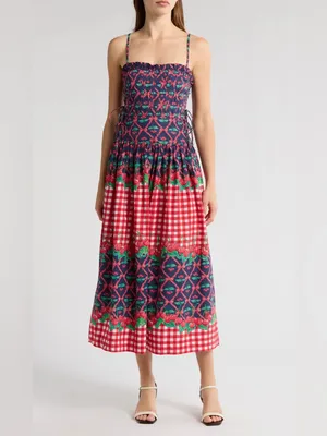 Damson Madder Kelia Midi Dress 4 thumbnail 9