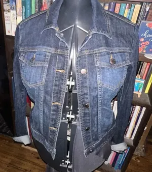 Limited Too OBR denim elevated basics minimalist M jacket thumbnail 1
