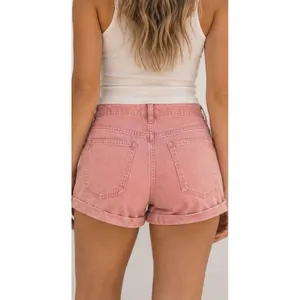 American Eagle sz 14 Pink Denim Easy Shortie Pockets Relaxed Streetwear Everyday thumbnail 2