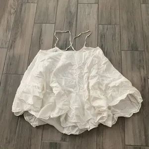 Lovers + Friends white flowy top thumbnail 4