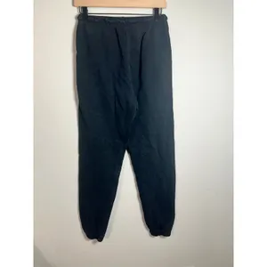 Joah Brown Oversized Jogger‎ Pant Washed Black French Terry S/M 4-6 Relaxed Fit thumbnail 5