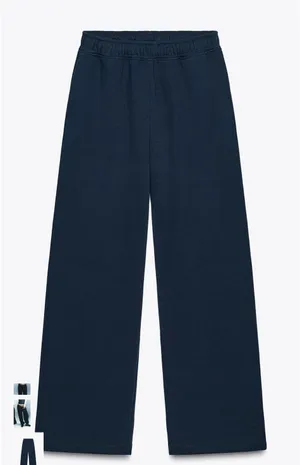 ZARA Wide-Leg Sweatpants thumbnail 1
