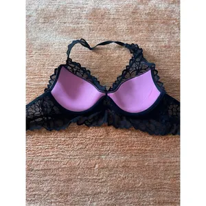 Black Halter Victoria Secret PINK Bralette thumbnail 7