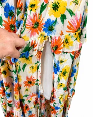 Lush Clothing 840 Floral Strapless Tube Top Maxi Dress thumbnail 7