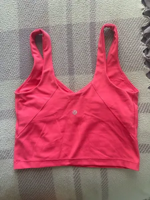 Hot Pink Align Lululemon Tank Top thumbnail 2
