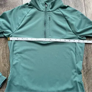 Merrell SelectWick 1/4 Zip Pullover Running Jacket Long Sleeve Shirt Sage Green thumbnail 9