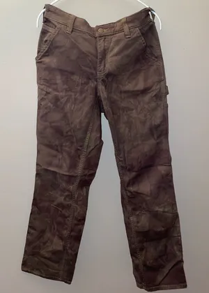 Vintage bleached carhartt pants thumbnail 1