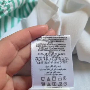 BCBGeneration Green and White Striped V-Neck Tie Shoulder Dress thumbnail 10