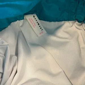 Free people movement metallic teal high rise shorts XS women thumbnail 5