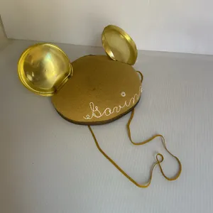 Vintage Disneyland 50th Anniversary Mickey Mouse Gold Ears Hat Infant Disney thumbnail 10
