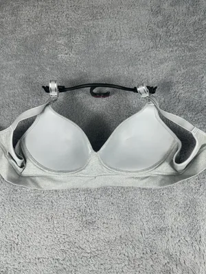 Fruit of the Loom Womens Seamless Wireless T-Shirt Bra Gray Size Small thumbnail 5