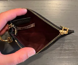 Marc Jacobs Black Coin Card Key Pouch Wallet thumbnail 11