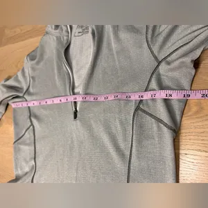 Patagonia Women's Capilene Midweight Zip-Neck baselayer long sleeve gray small thumbnail 6