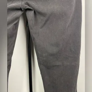 Paige Faded Mist Black Mayslie Relaxed Cropped Jogger Jean Pants Size 32‎ thumbnail 3