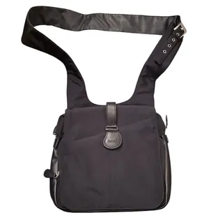 Ameribag Black Nylon Crossbody Travel Bag thumbnail 1