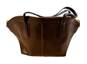 J.Crew Biennial Medium Leather Satchel‎ Tote Black Style 21986 Gold Hardware thumbnail 1