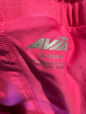 Avia Bright Pink Athletic Shorts with Zip Pocket thumbnail 3