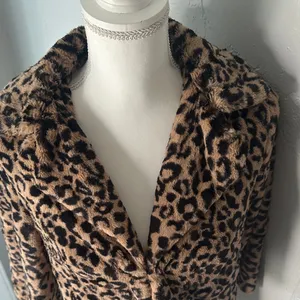 CAbi Brown Leopard Teddy Jacket thumbnail 7