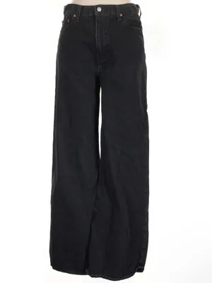 Levi’s Ribcage Wide Leg Black Size 32 Zipper Tall thumbnail 2