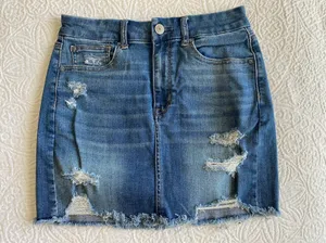 Denim Mini Skirt thumbnail 1