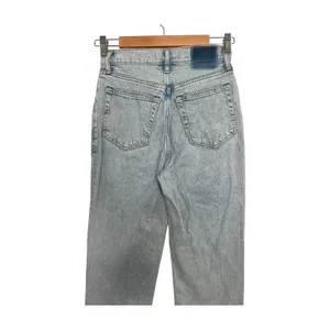 Abercrombie Fitch The 90s Straight Womens 26 2S Blue Ultra High Rise Crossover thumbnail 4