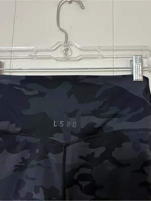 LSKD Ultra High Rise Camo Leggings Women’s Black Gray Gym Workout Yoga Pants thumbnail 6