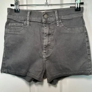 Hollister Denim Shorts High Rise Gray Wash Casual Everyday Size 24 Size‎ 0 thumbnail 1