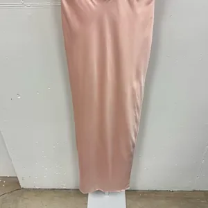 House of CB Charmaine Corset Blush‎ Pink Maxi Sleeveless Dress Large Back Slit thumbnail 6