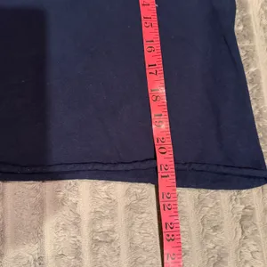 John Galt Seattle Graphic Long Sleeve Cropped Tee Navy Brandy Melville OS thumbnail 5
