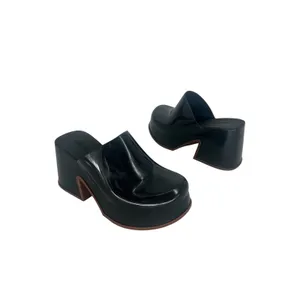Melissa‎ Mia Black Platform Clog Mule Heels US 5 EU 35/36 thumbnail 5