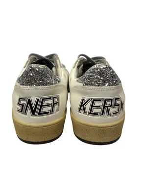 NEW Golden Goose Ball Star Leather Glitter Sneakers Size 36 US 6 thumbnail 8