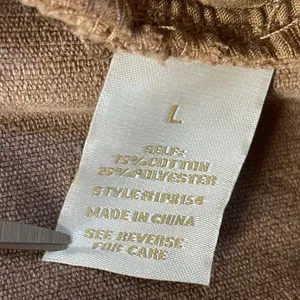 Flying Tomato‎ Womens L Pants Corduroy Jeans Tan Brown Ultra Wide Leg Boho thumbnail 6