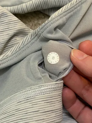 Lululemon Free To Be Wild Sports Bra Size 8 Wee Are From Space Gray Strappy thumbnail 6