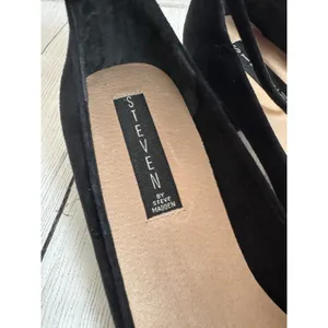 Steven by Steve Madden Black Size 8.5 Mary Jane Pump With Ankle Strap SUEDE thumbnail 5