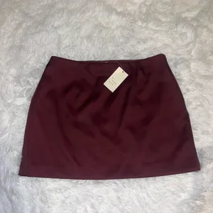 NWT A New Day Red Maroon Satin Mini Skirt size 12 thumbnail 2