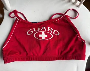 Waterpro Red Lifeguard Swim Top Medium thumbnail 1