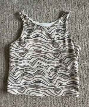 Nike Neutral Zebra-Print Sports Bra Top thumbnail 1
