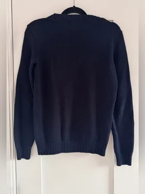 Polo Ralph Lauren American Flag Cotton Crewneck Sweater Navy S Preppy Americana thumbnail 7