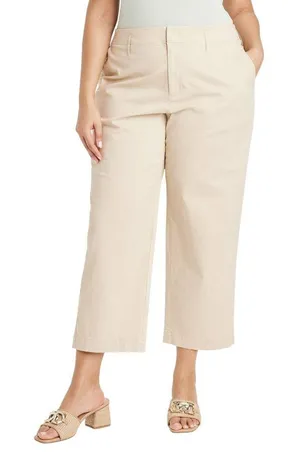 NWT A New Day Womens High-Rise Straight Ankle Chino Pants 89476958 Tan Brown 17 thumbnail 1