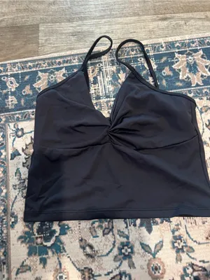 Abercrombie Black Twist-Front Cami Top thumbnail 6
